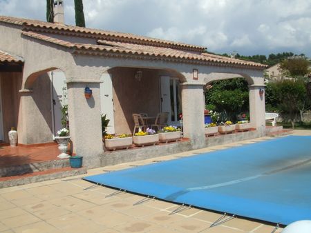 Vente Villa T4 Marignane 13700 Lacanau  individuelle,1340m² de terrain env.avec piscine, garage et abri voiture